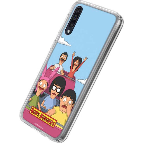 Bobs Burgers Roller Coaster Galaxy A50 Clear Case